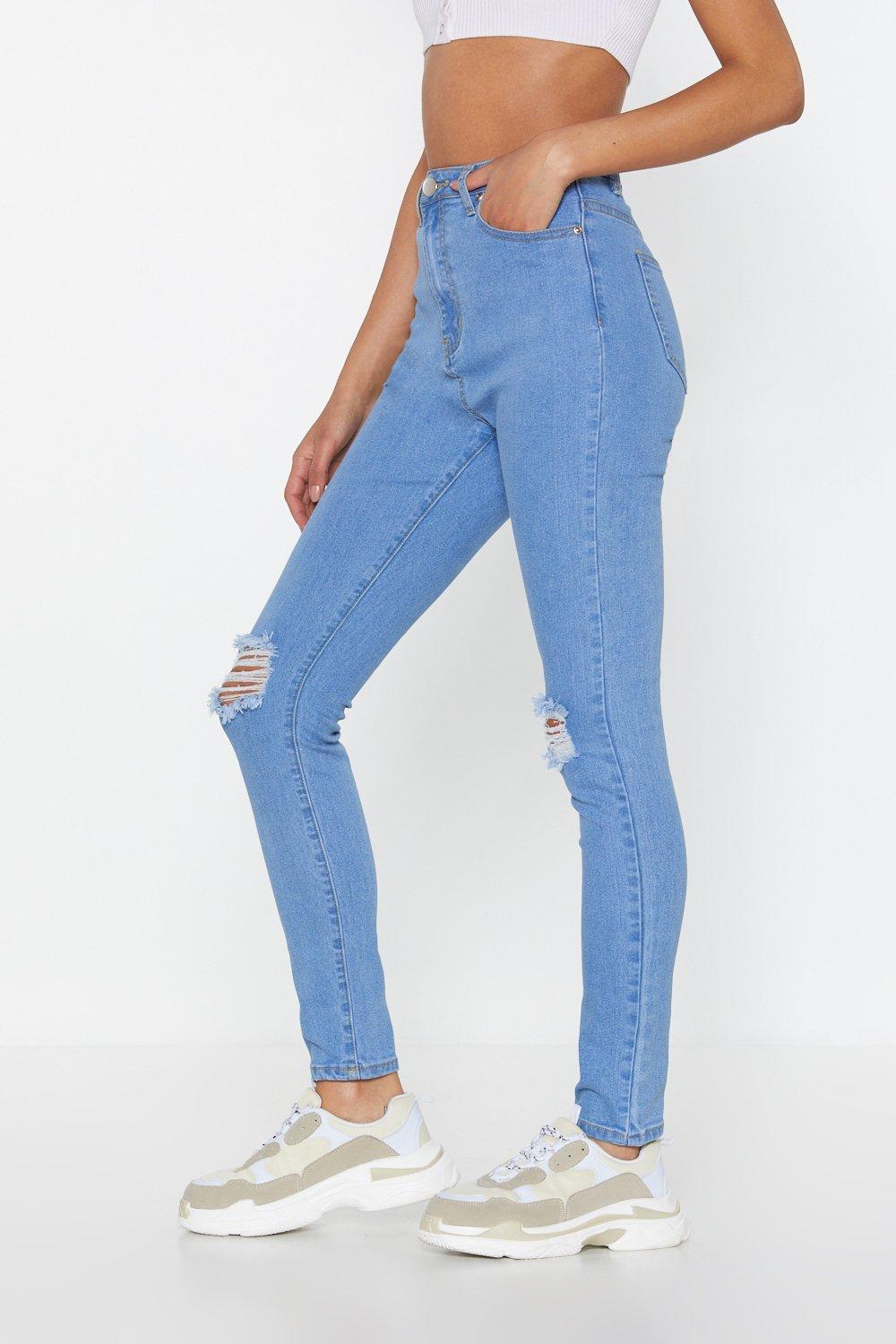 Abrand high skinny ankle 2024 basher jeans lovely daze